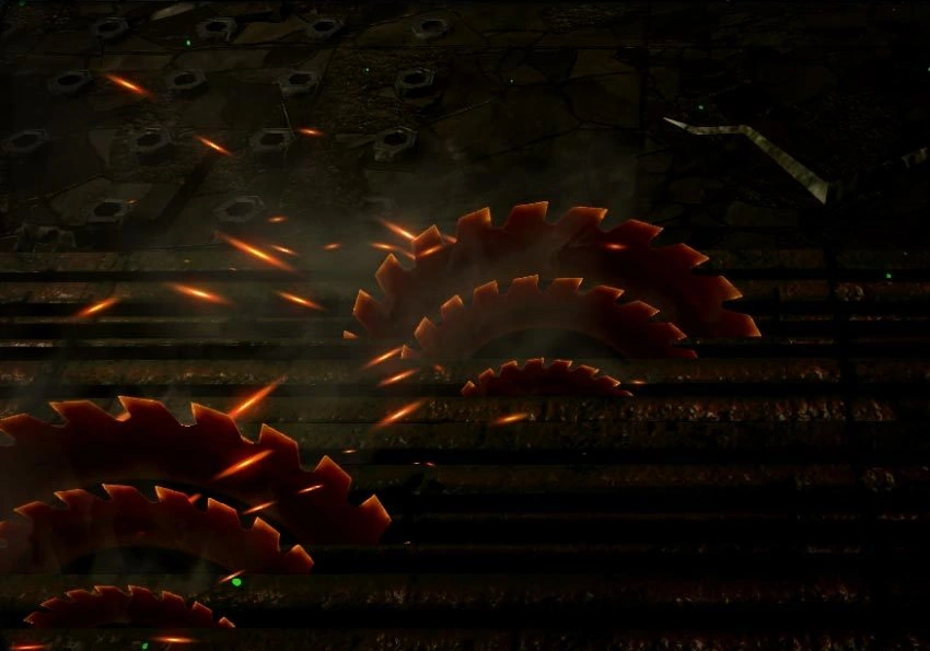 Serras móveis no Trial of Crippling Grief de Path of Exile